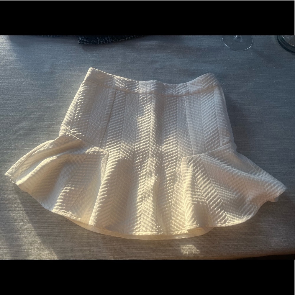 White Mini Skirt